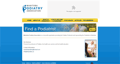 Desktop Screenshot of mbpodiatry.ca